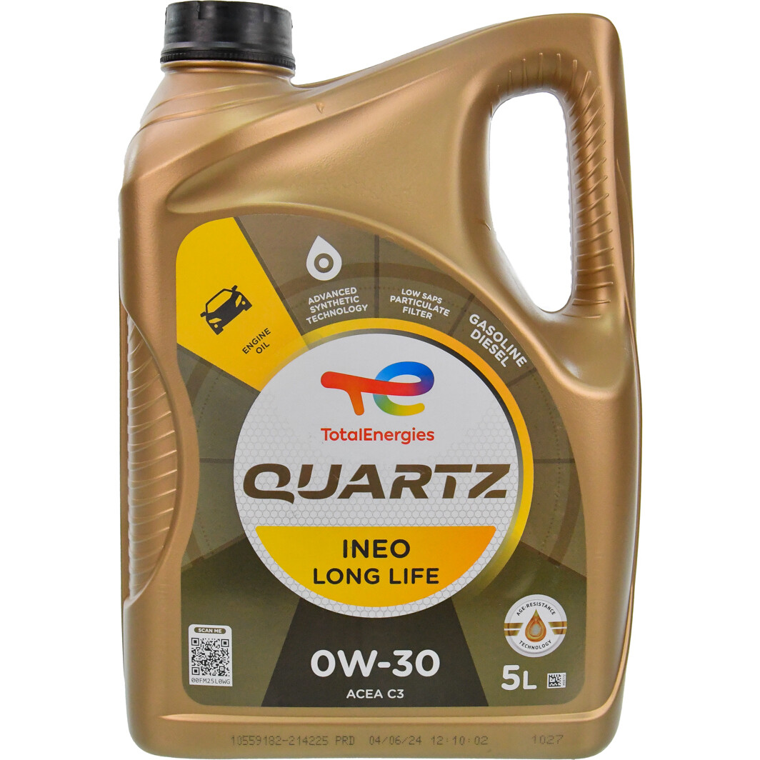 Олива моторна Total QUARTZ INEO LONG LIFE 0W-30